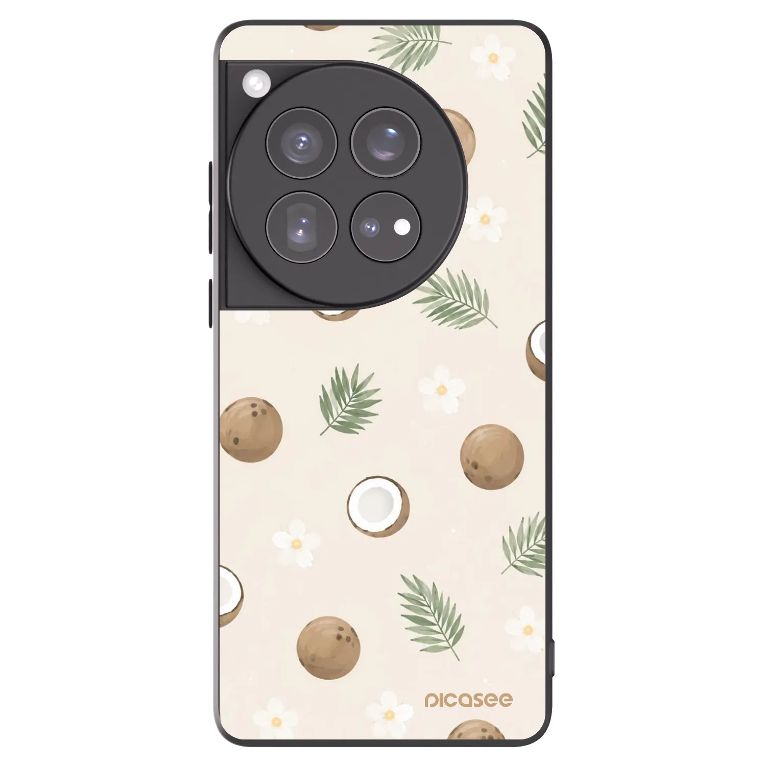 Picasee silikonski črni ovitek za OnePlus 12 5G - Coconut Breeze