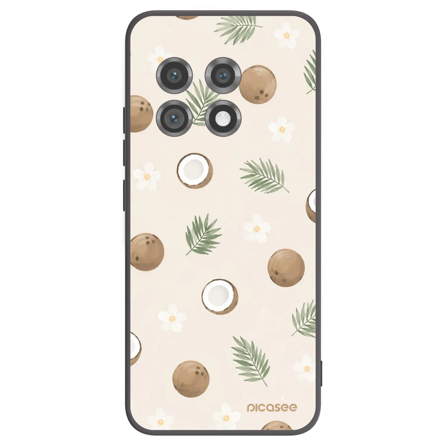 Picasee silikonski črni ovitek za OnePlus 11 5G - Coconut Breeze