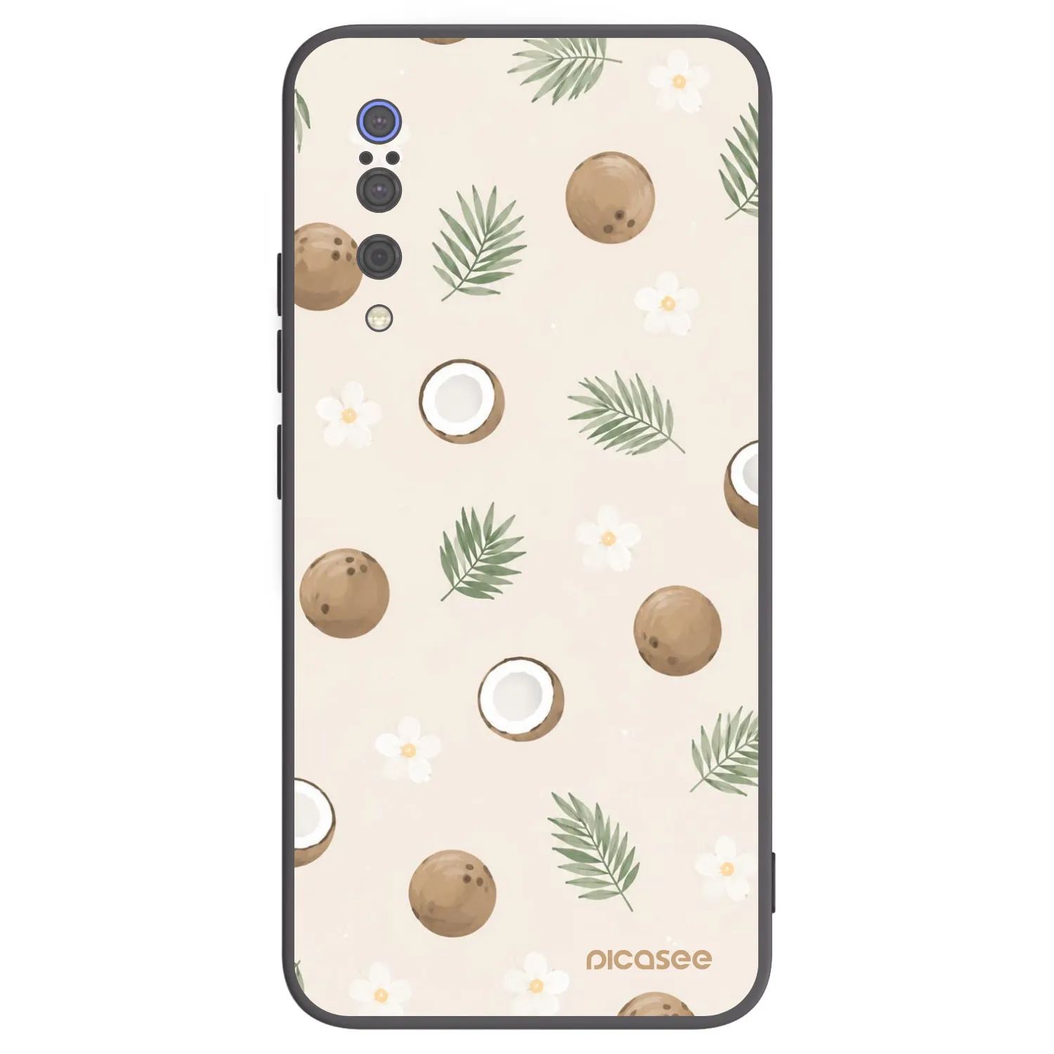Picasee silikonski črni ovitek za Xiaomi Mi 9 - Coconut Breeze