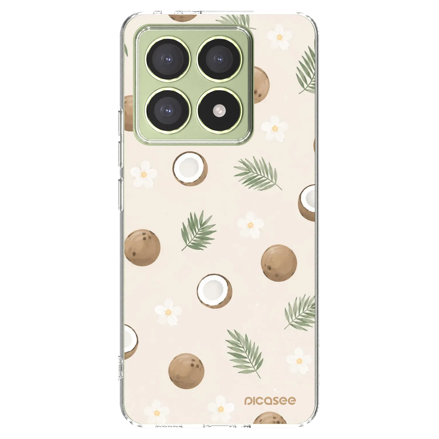 Picasee silikonski prozorni ovitek za Xiaomi 14T - Coconut Breeze