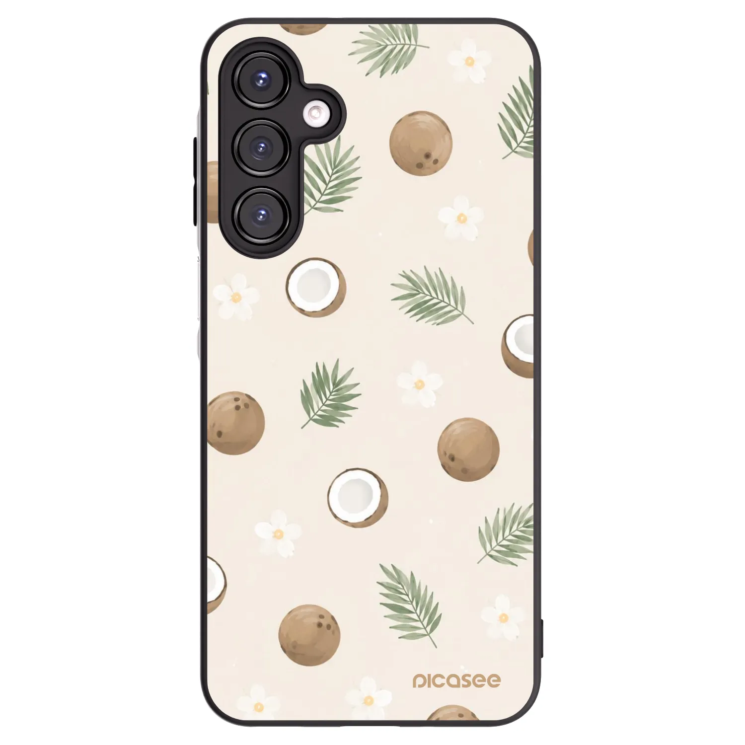Picasee silikonski črni ovitek za Samsung Galaxy A16 5G - Coconut Breeze