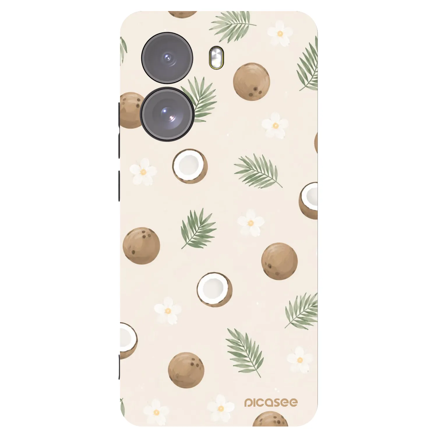 Picasee silikonski črni ovitek za Xiaomi Poco X7 - Coconut Breeze