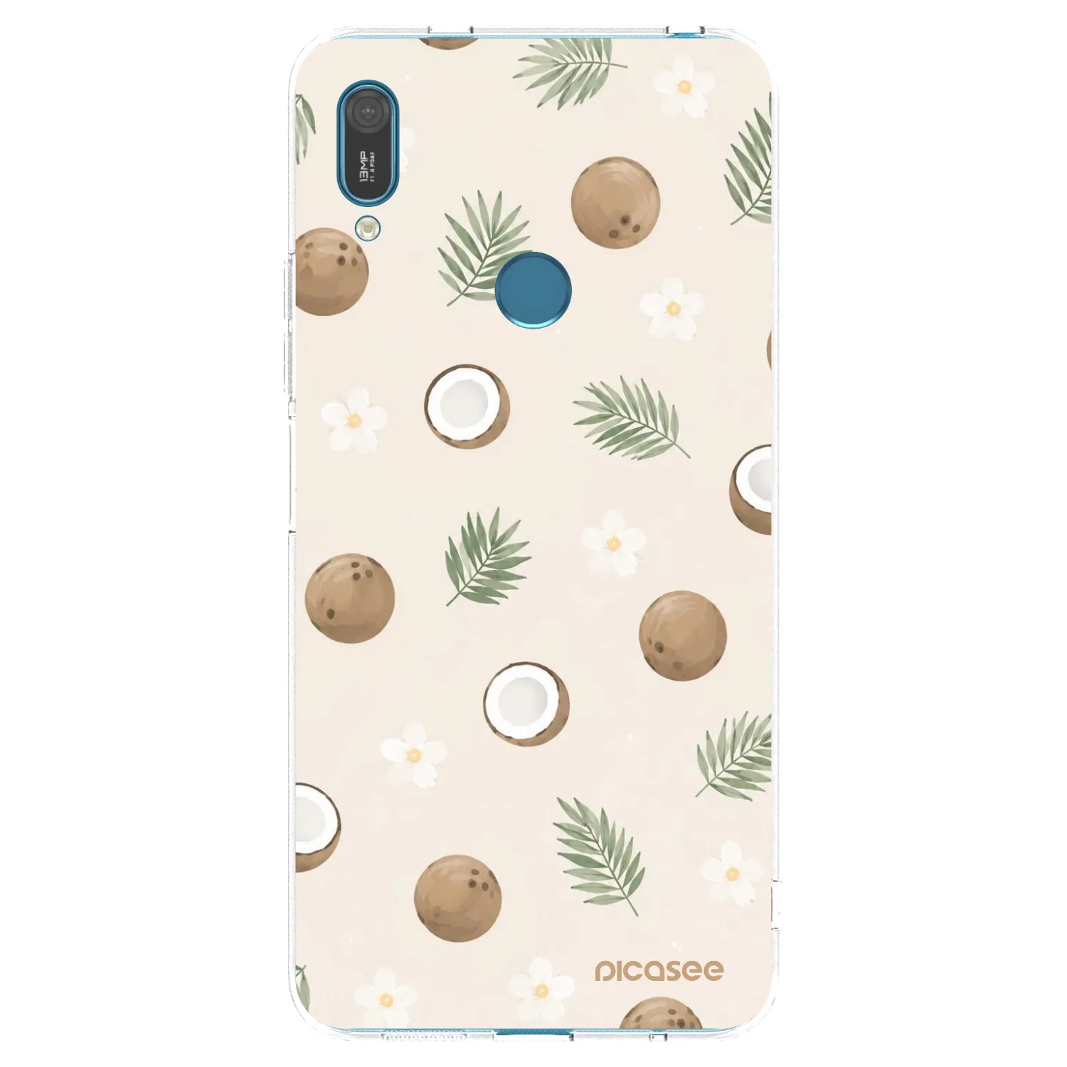 Picasee silikonski prozorni ovitek za Huawei Y7 2019 - Coconut Breeze