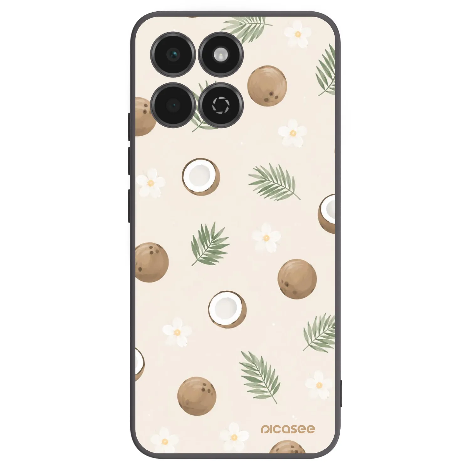 Picasee silikonski črni ovitek za Honor 200 Smart 5G - Coconut Breeze