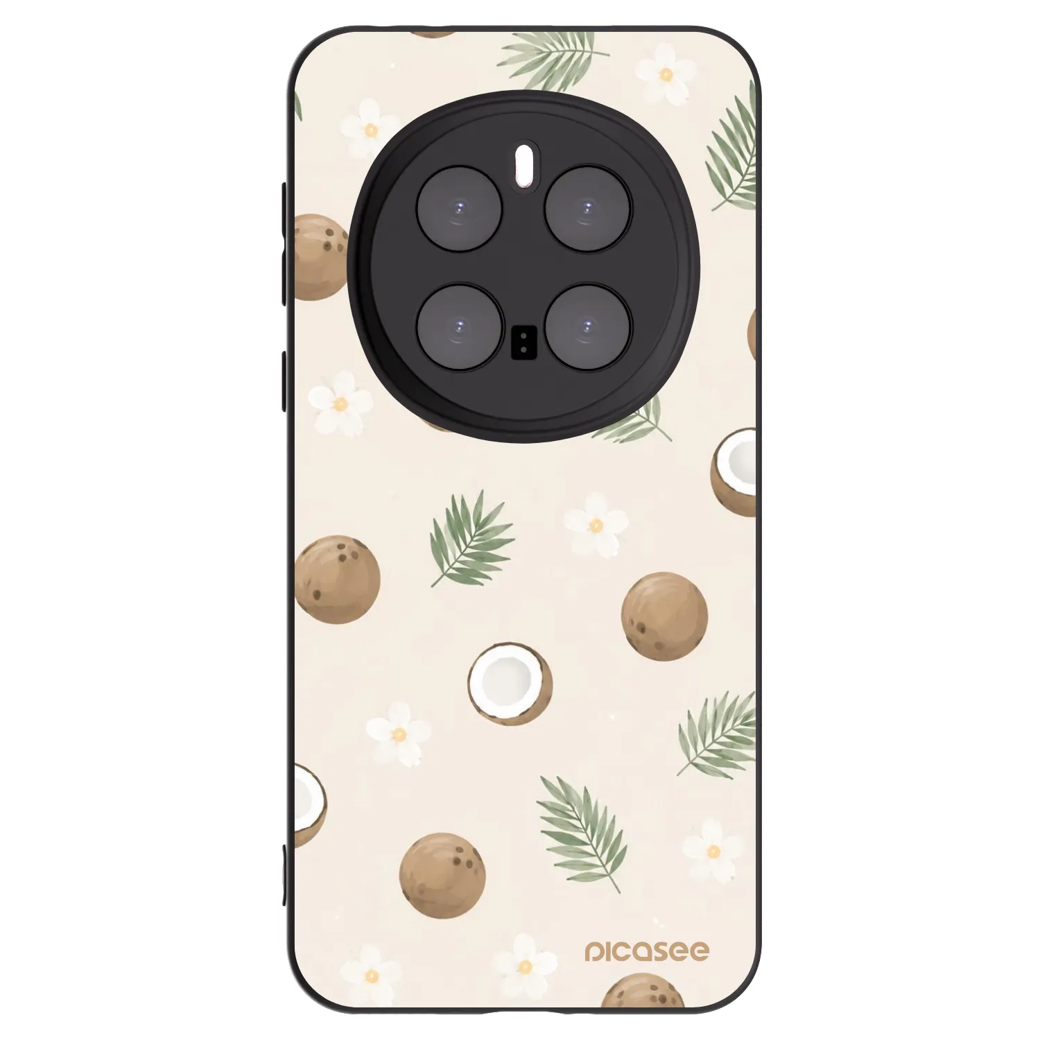 Picasee silikonski črni ovitek za Honor Magic7 Pro 5G - Coconut Breeze