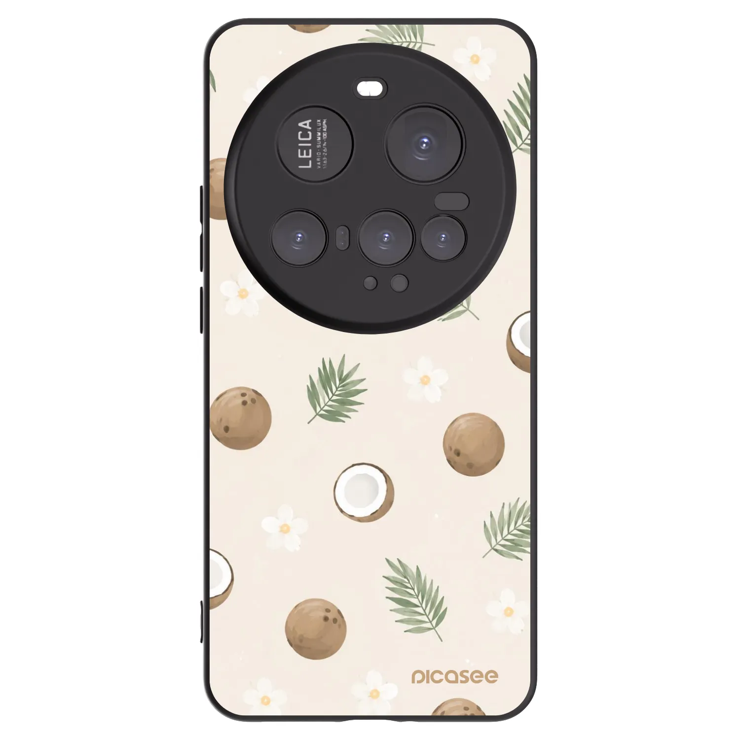 Picasee silikonski črni ovitek za Xiaomi 15 Ultra - Coconut Breeze