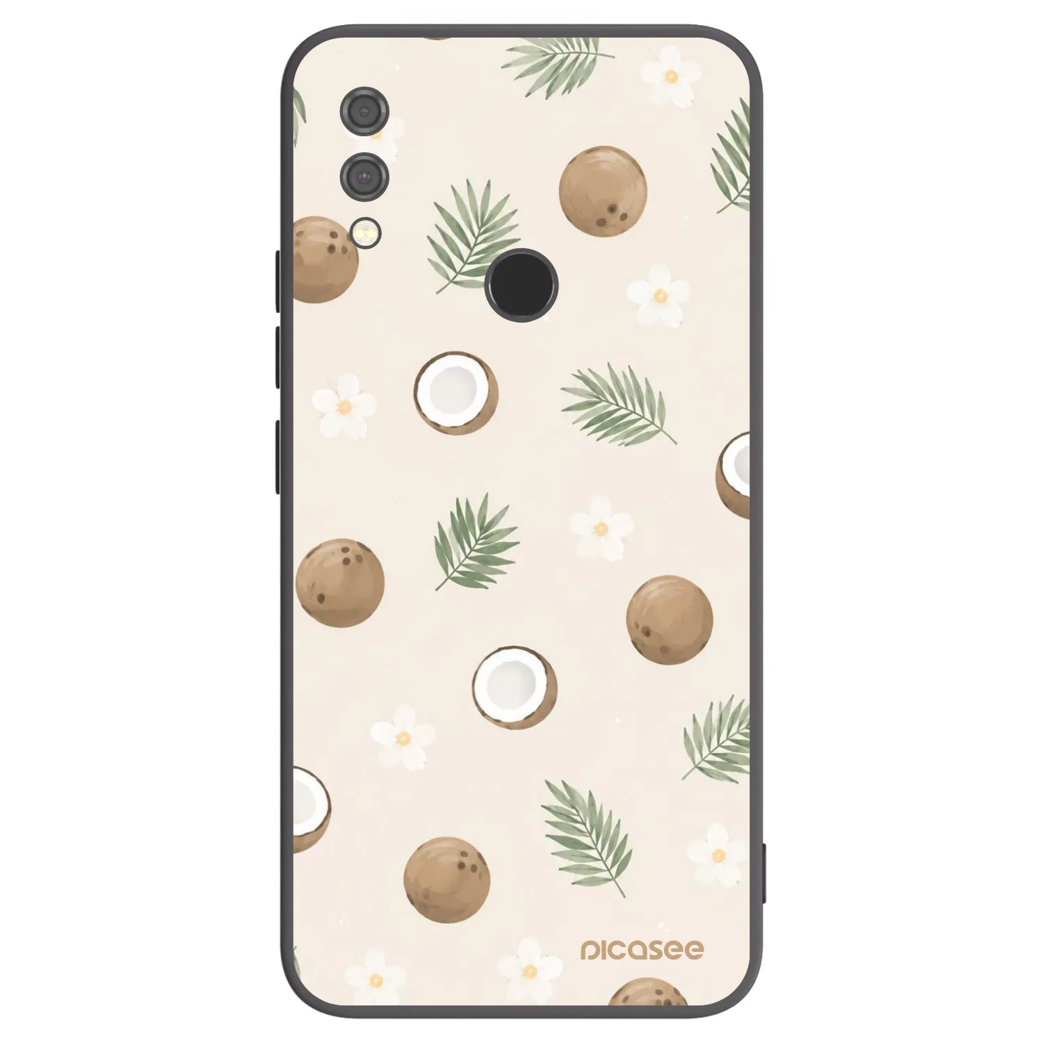 Picasee silikonski črni ovitek za Xiaomi Redmi Note 7 - Coconut Breeze