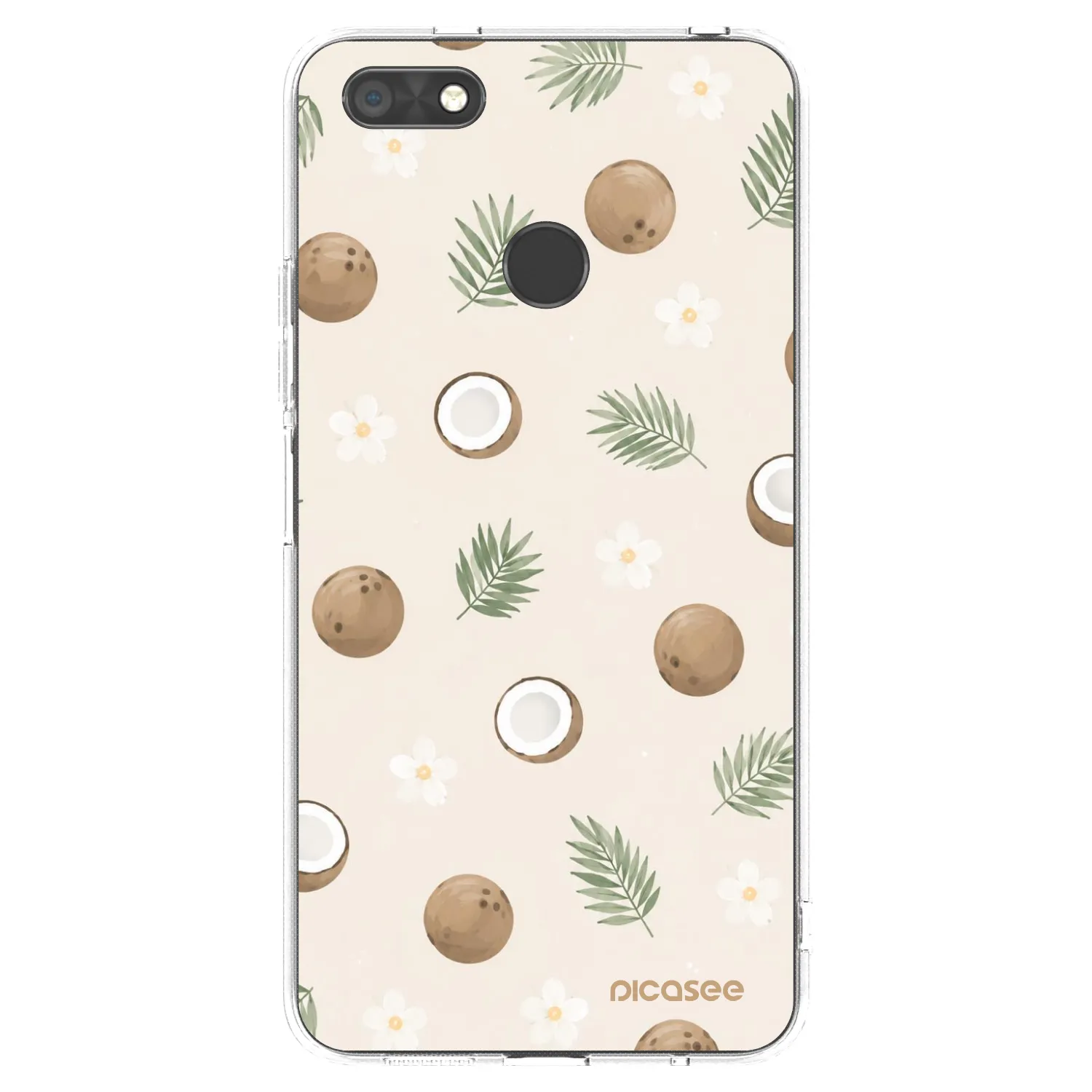 Picasee silikonski prozorni ovitek za Huawei P9 Lite Mini - Coconut Breeze