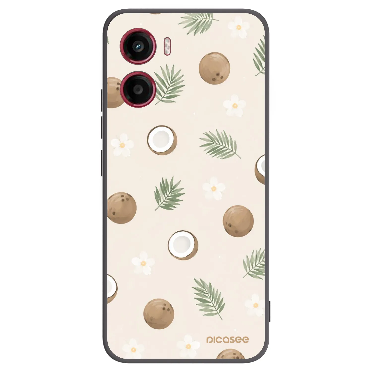 Picasee silikonski črni ovitek za Motorola Moto G05 - Coconut Breeze