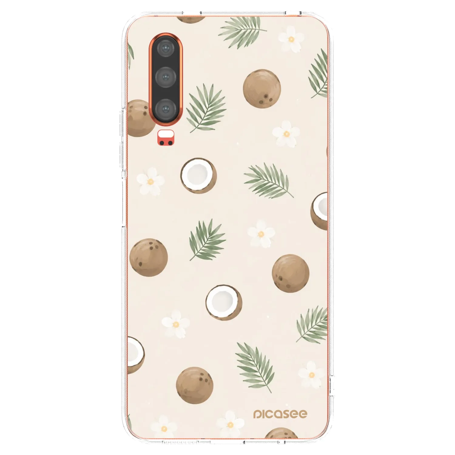 Picasee silikonski prozorni ovitek za Huawei P30 - Coconut Breeze