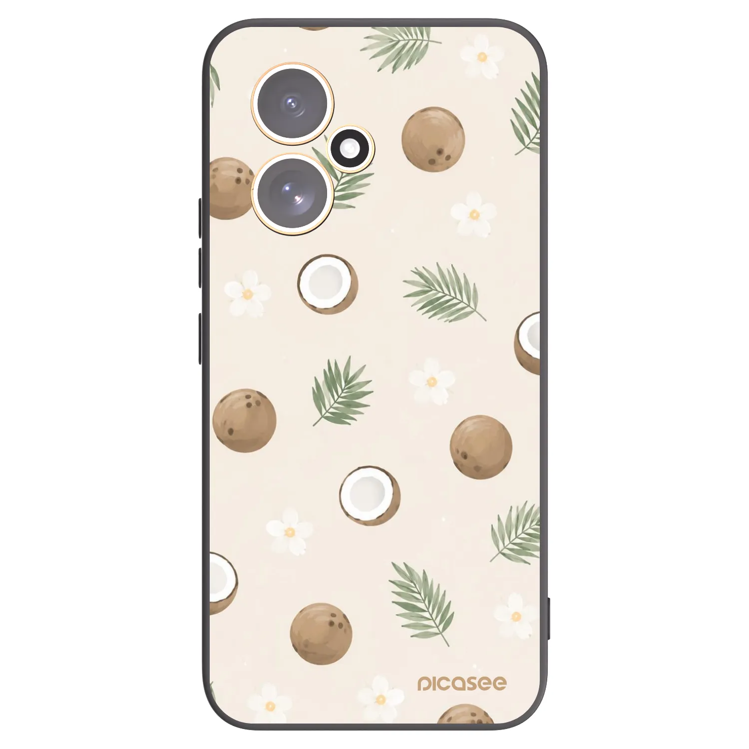 Picasee silikonski črni ovitek za Honor 400 5G - Coconut Breeze