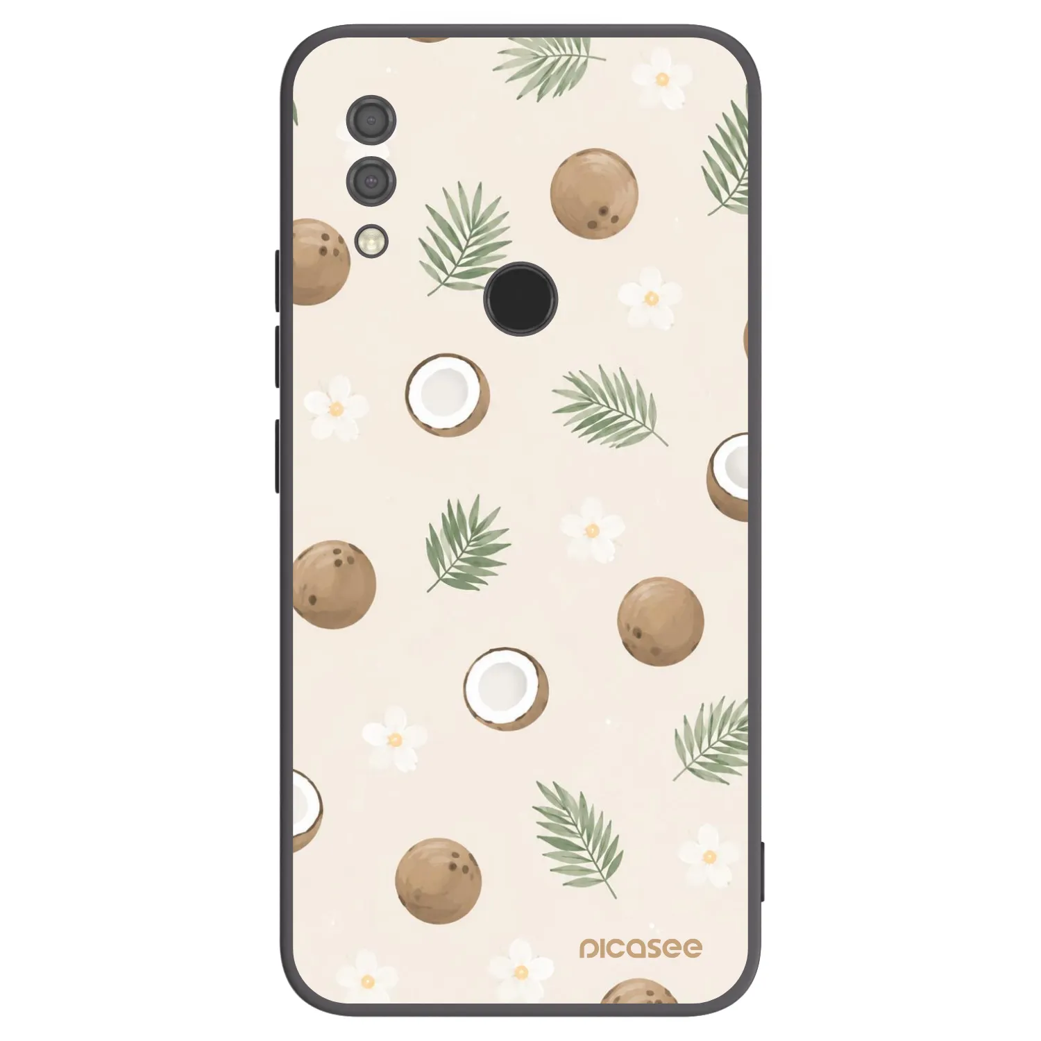 Picasee silikonski črni ovitek za Xiaomi Redmi 7 - Coconut Breeze