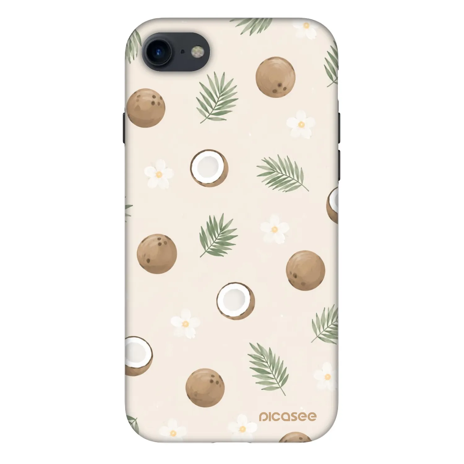 Picasee Fashion Case za Apple iPhone SE 2020 - Coconut Breeze