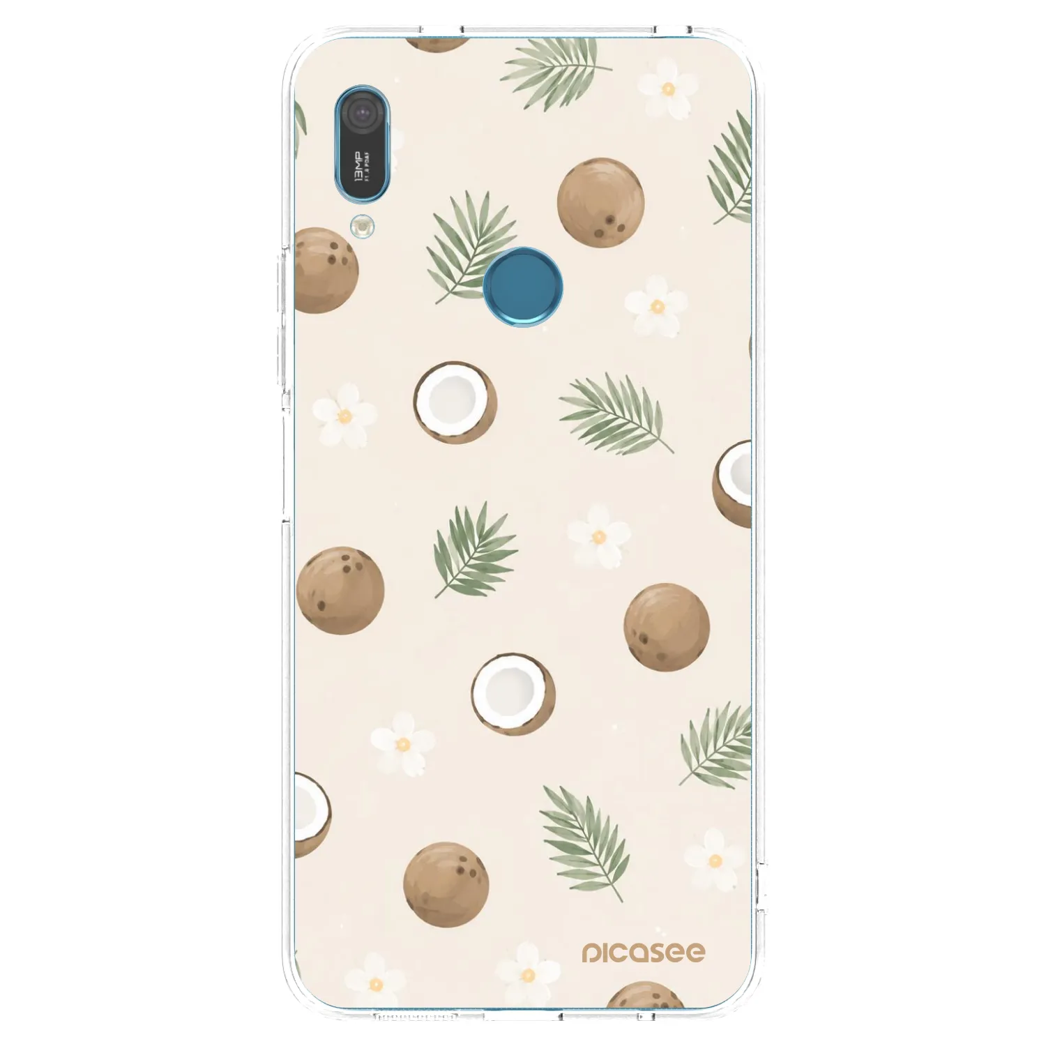Picasee silikonski prozorni ovitek za Huawei Y6 2019 - Coconut Breeze