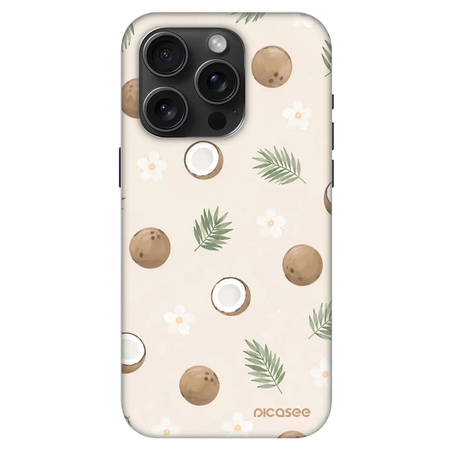 Picasee Fashion Case MagSafe za Apple iPhone 15 Pro - Coconut Breeze