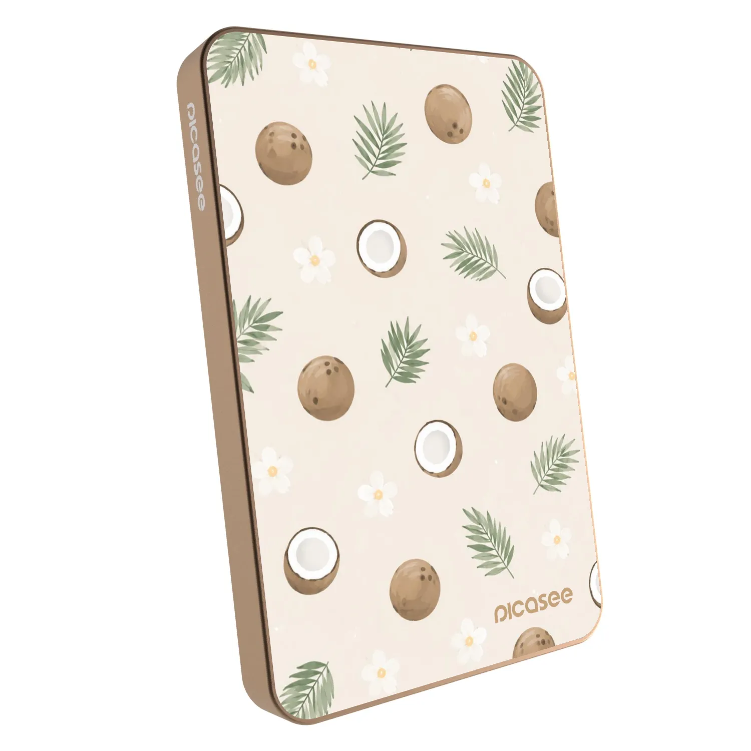 Picasee Prenosna baterija z MagSafe 5 000 mAh Zlati - Coconut Breeze