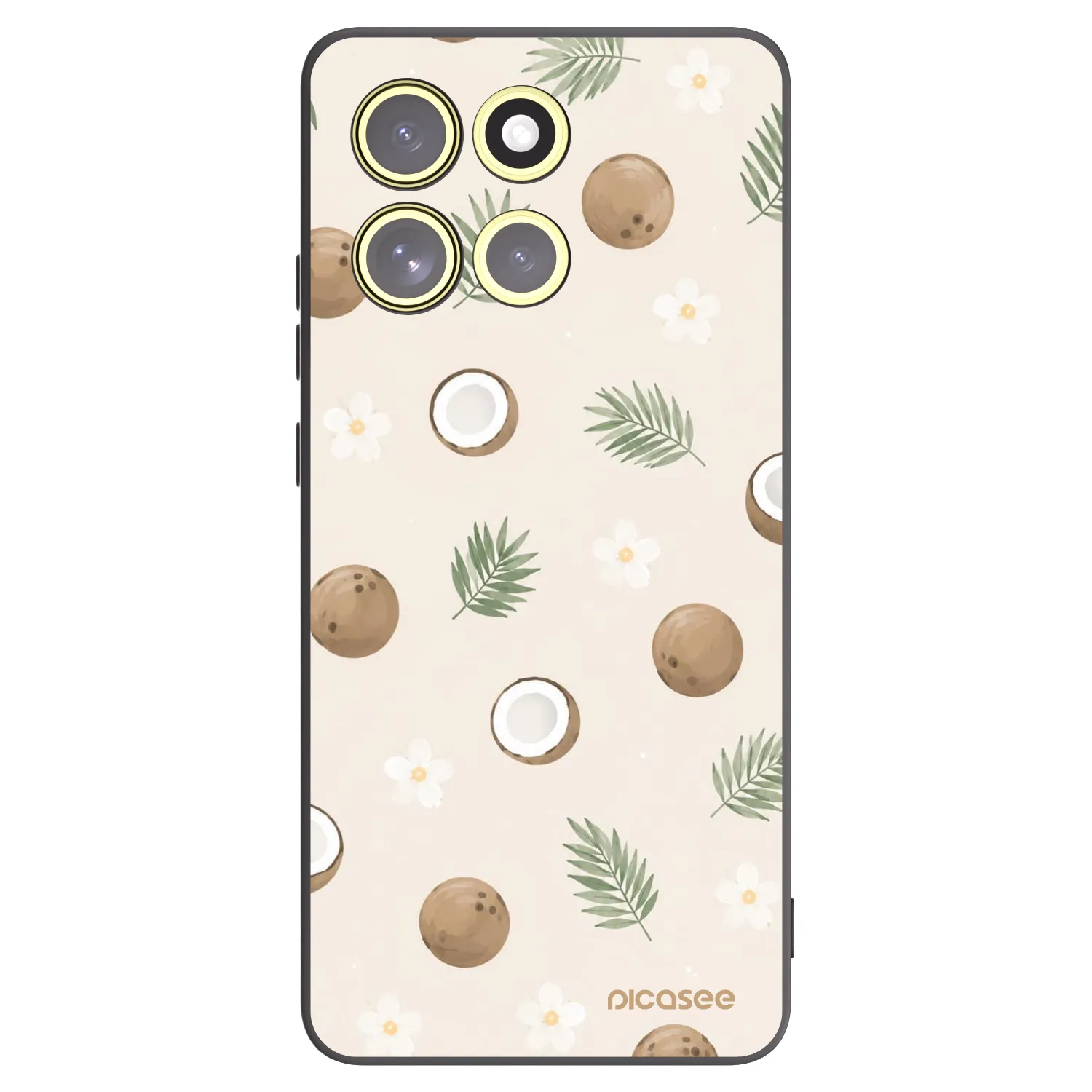 Picasee silikonski črni ovitek za Motorola Moto G86 5G - Coconut Breeze