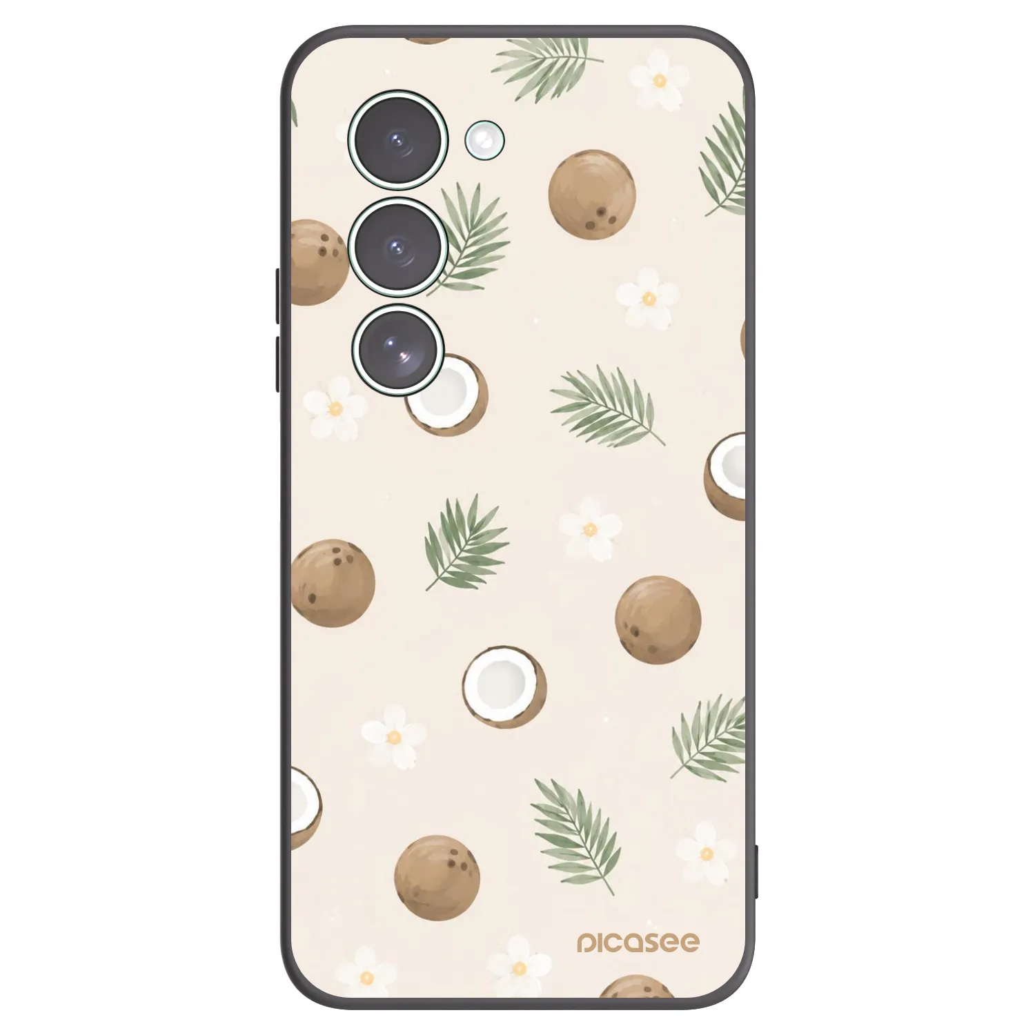 Picasee silikonski črni ovitek za Xiaomi Redmi 15 5G - Coconut Breeze