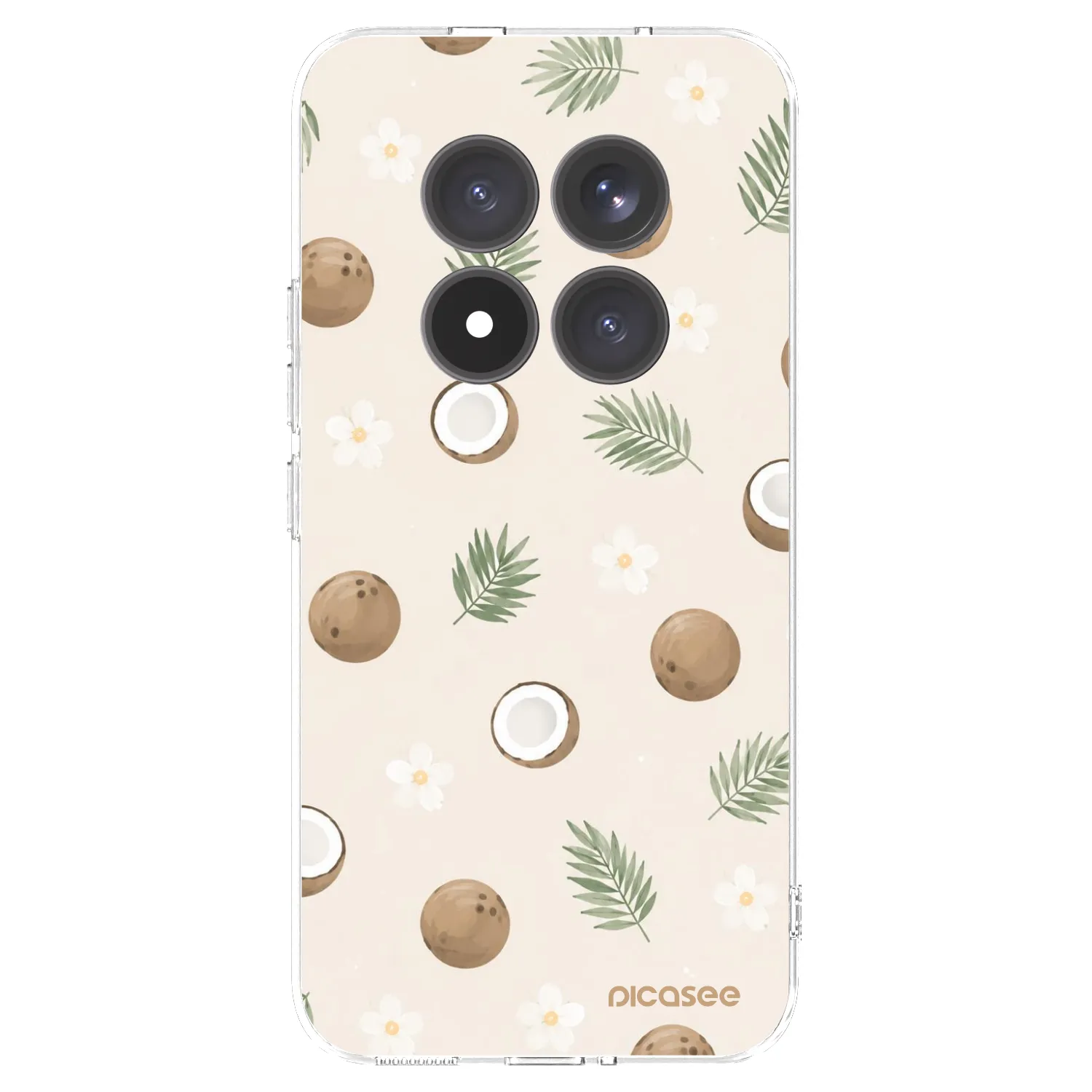 Picasee silikonski prozorni ovitek za Xiaomi Redmi Note 15 Pro+ - Coconut Breeze