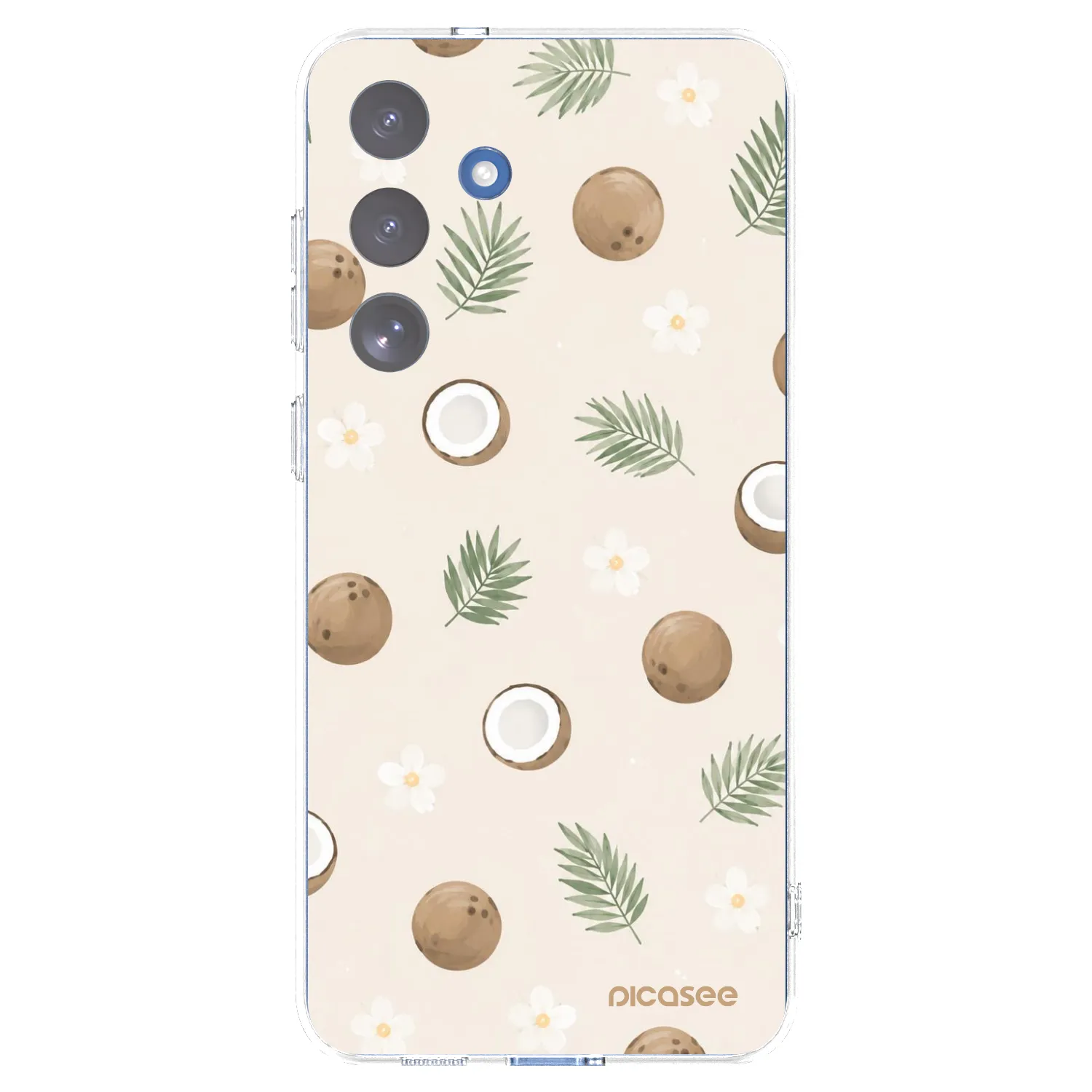 Picasee silikonski prozorni ovitek za Samsung Galaxy S25 FE 5G - Coconut Breeze
