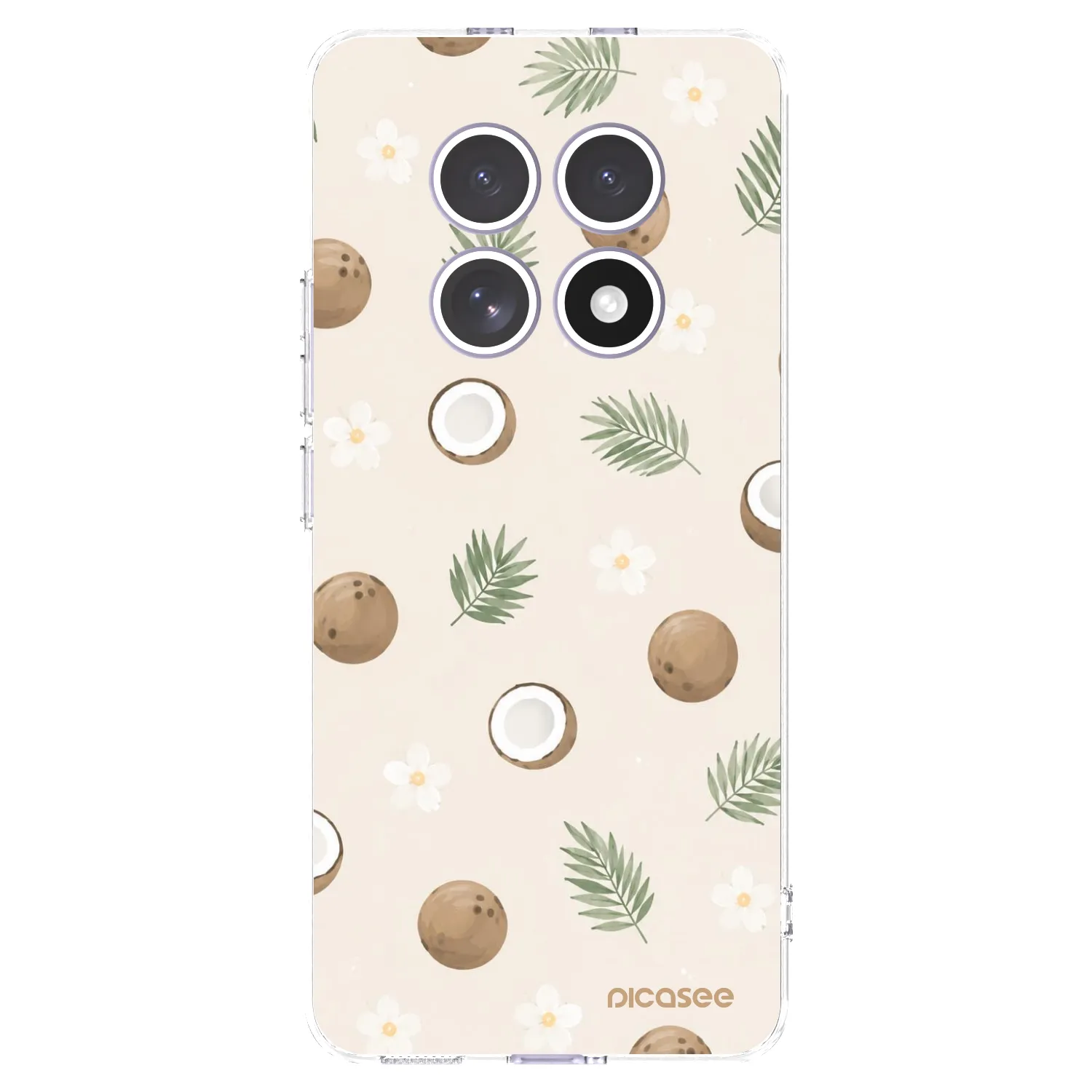 Picasee silikonski prozorni ovitek za Xiaomi Redmi Note 15 4G - Coconut Breeze