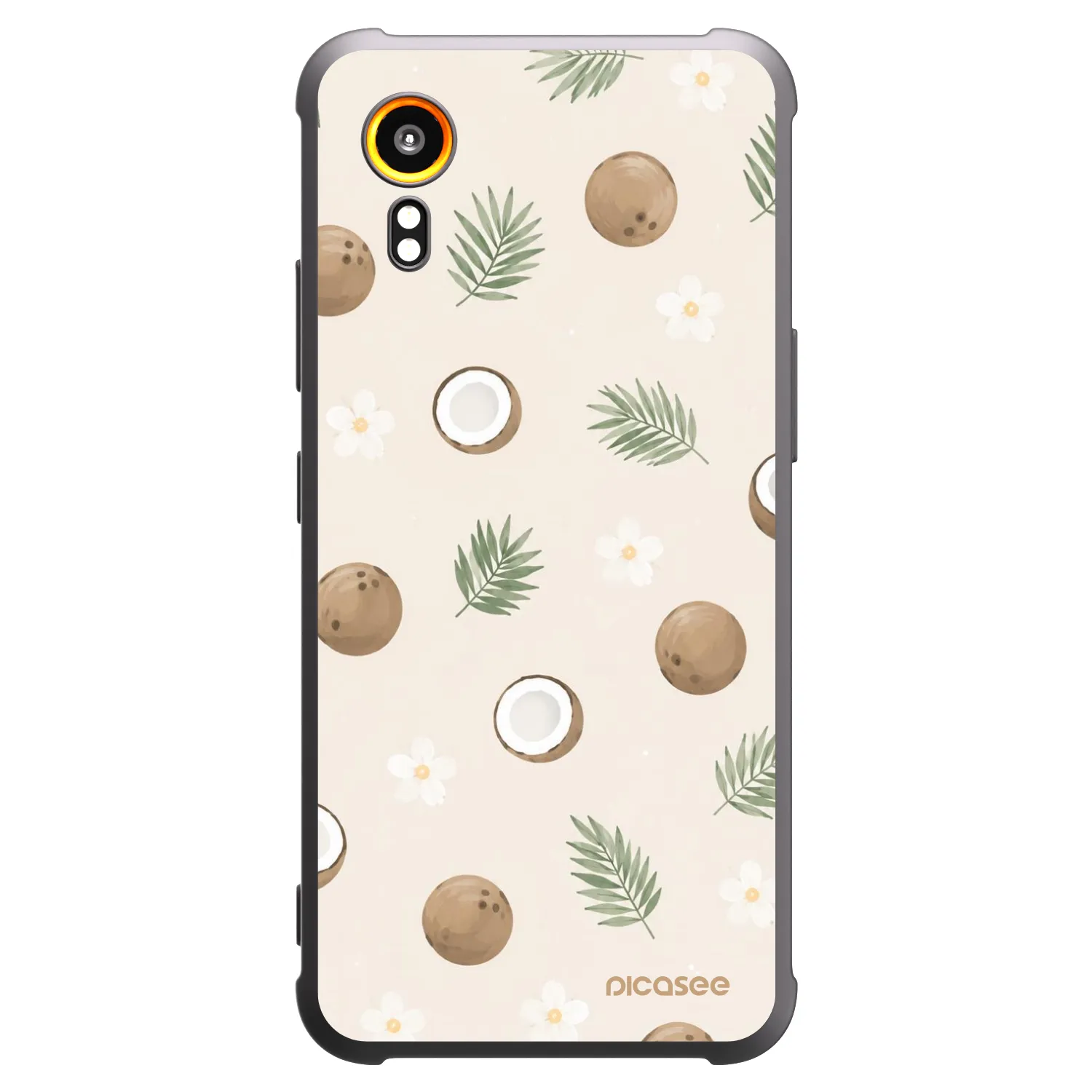 Picasee silikonski črni ovitek za Samsung Galaxy Xcover 7 - Coconut Breeze