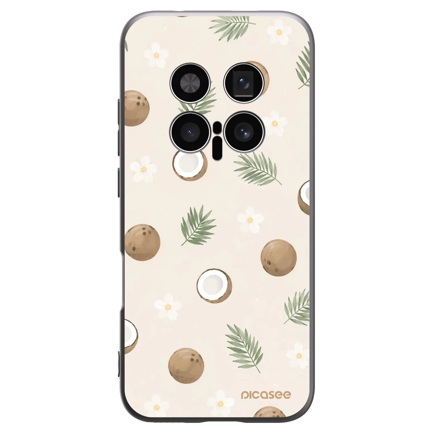 Picasee silikonski črni ovitek za Honor Magic8 Pro 5G - Coconut Breeze