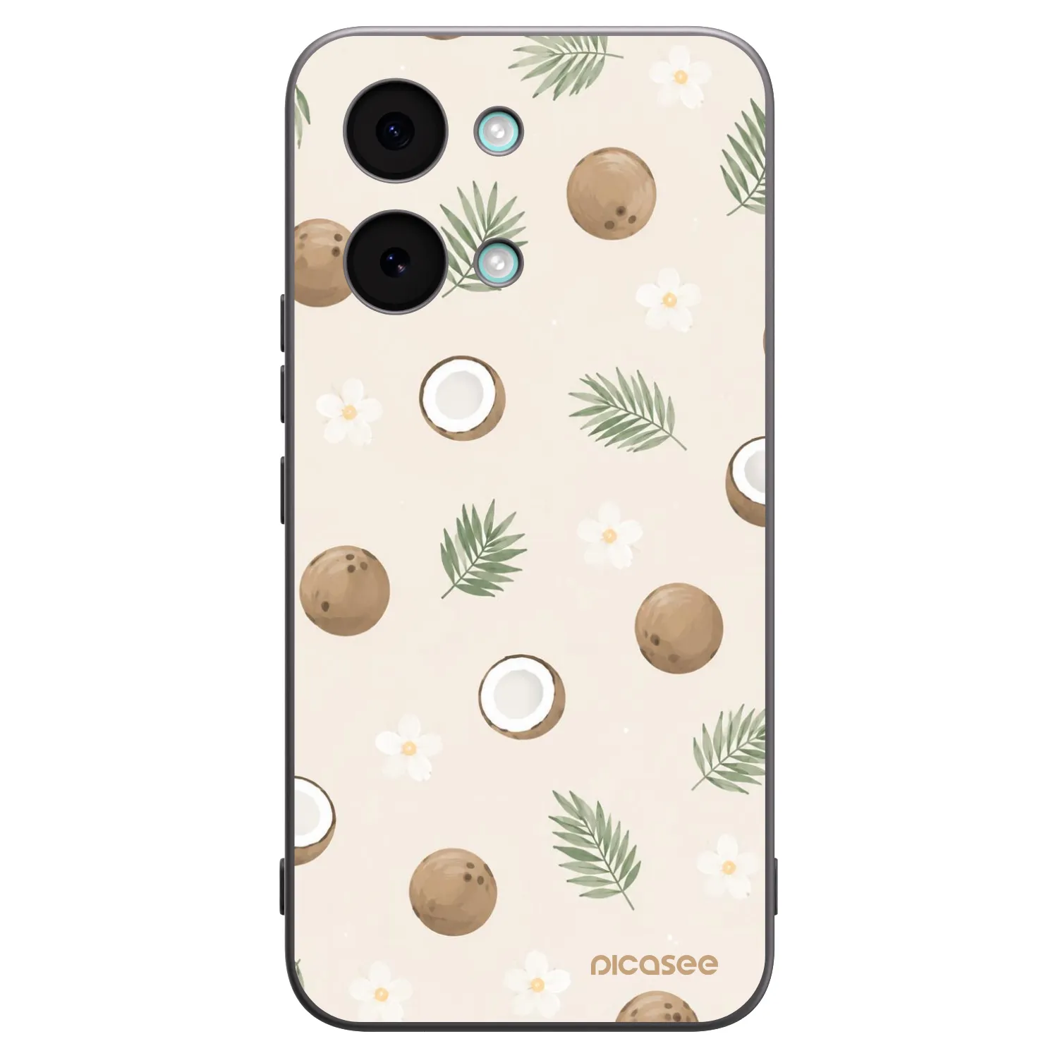 Picasee silikonski črni ovitek za Xiaomi Poco X8 Pro Max - Coconut Breeze