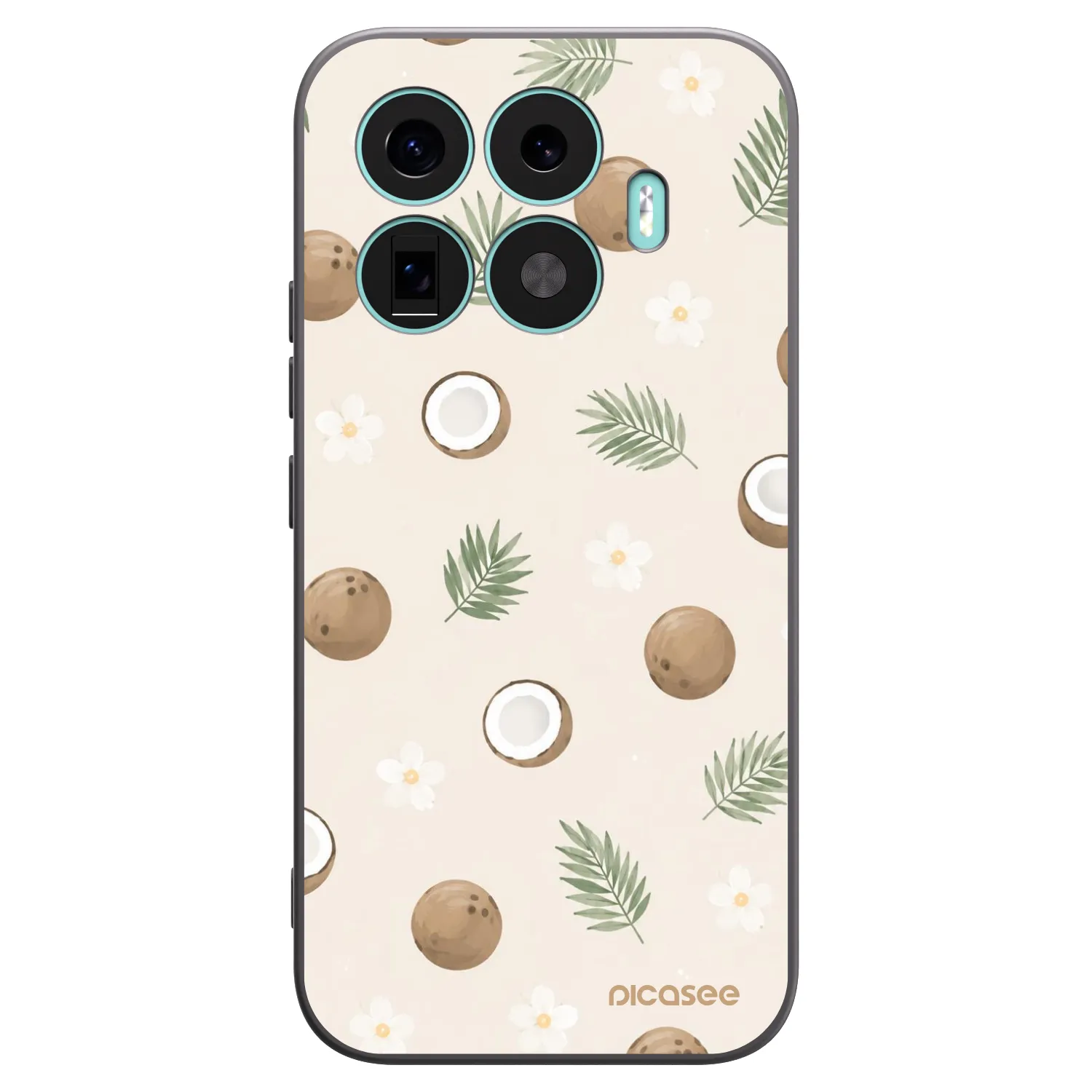 Picasee silikonski črni ovitek za Xiaomi 17T - Coconut Breeze