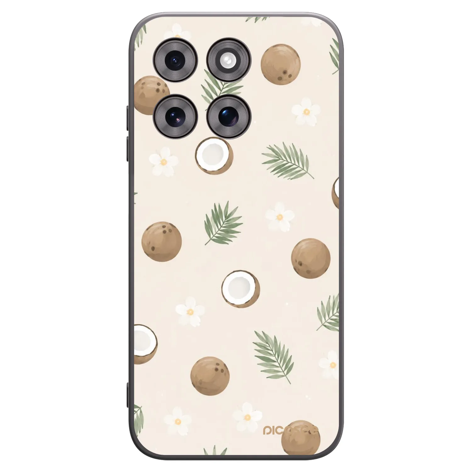 Picasee silikonski črni ovitek za Motorola Moto G77 - Coconut Breeze