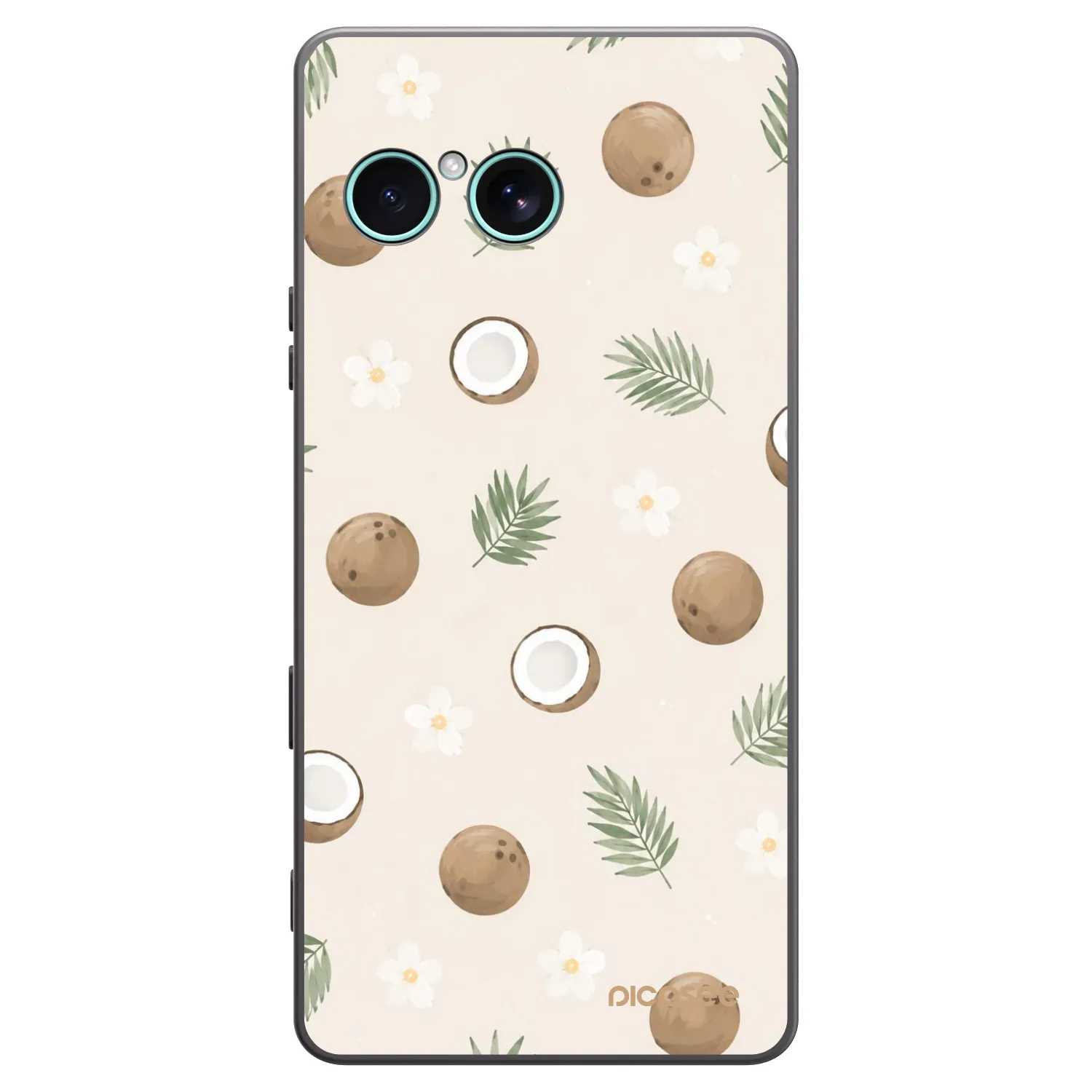 Picasee silikonski črni ovitek za Sony Xperia 10 VII - Coconut Breeze