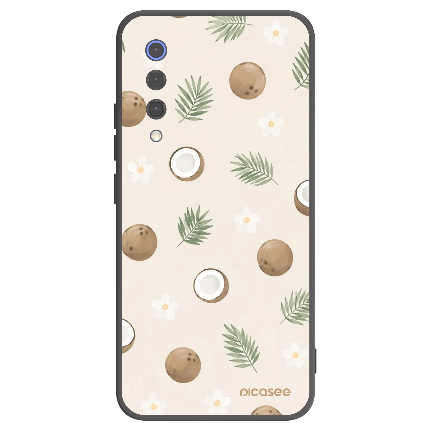 Picasee silikonski črni ovitek za Xiaomi Mi 9 SE - Coconut Breeze
