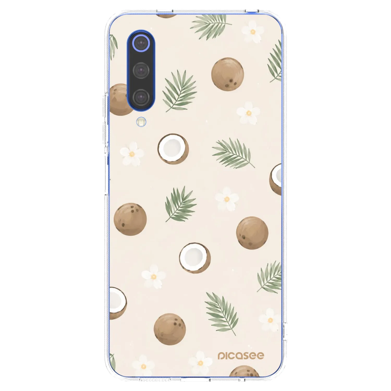 Picasee silikonski prozorni ovitek za Xiaomi Mi 9 SE - Coconut Breeze