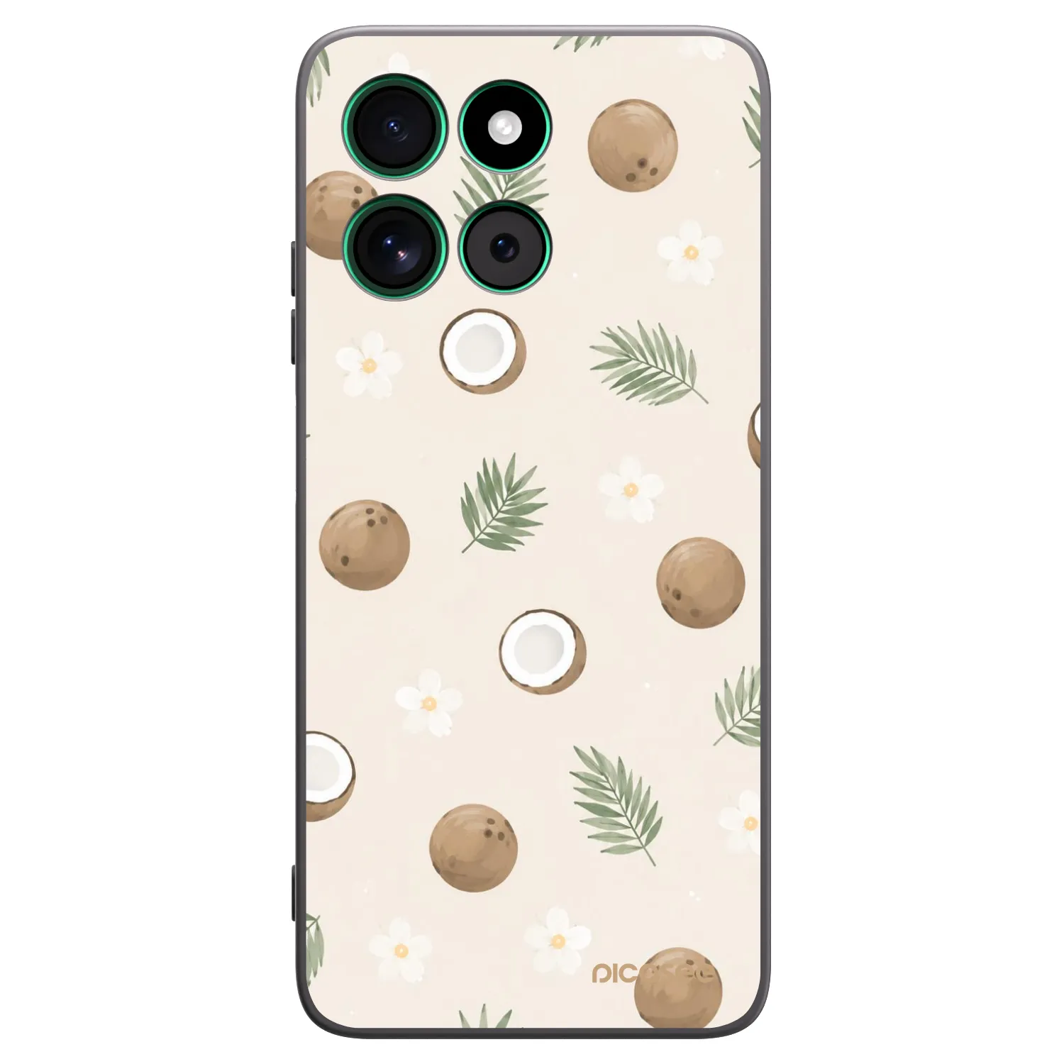 Picasee silikonski črni ovitek za Motorola Moto G57 Power - Coconut Breeze
