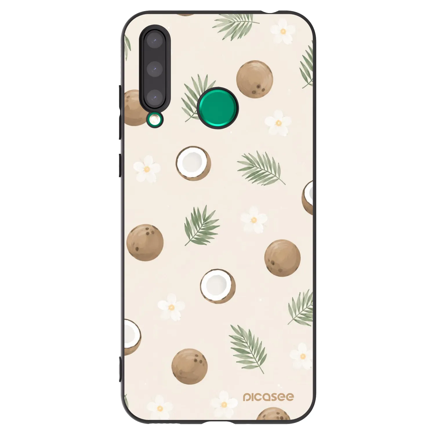 Picasee silikonski črni ovitek za Honor 20 Lite - Coconut Breeze