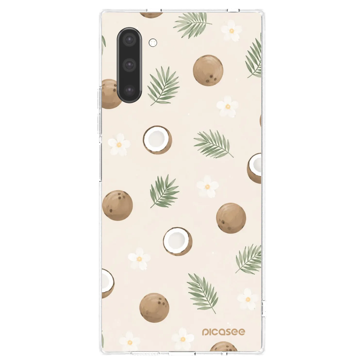 Picasee silikonski prozorni ovitek za Samsung Galaxy Note 10 N970F - Coconut Breeze