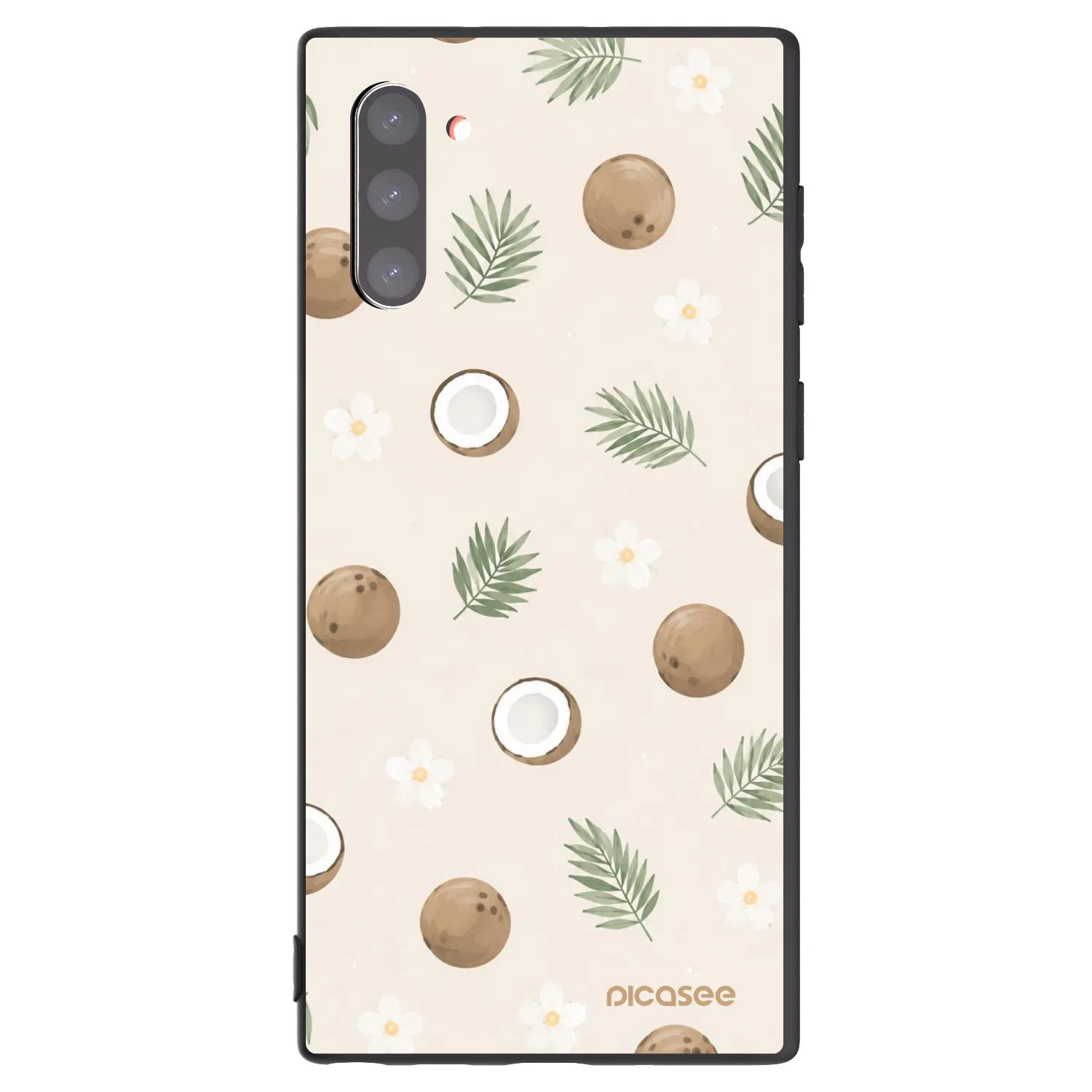 Picasee silikonski črni ovitek za Samsung Galaxy Note 10 N970F - Coconut Breeze