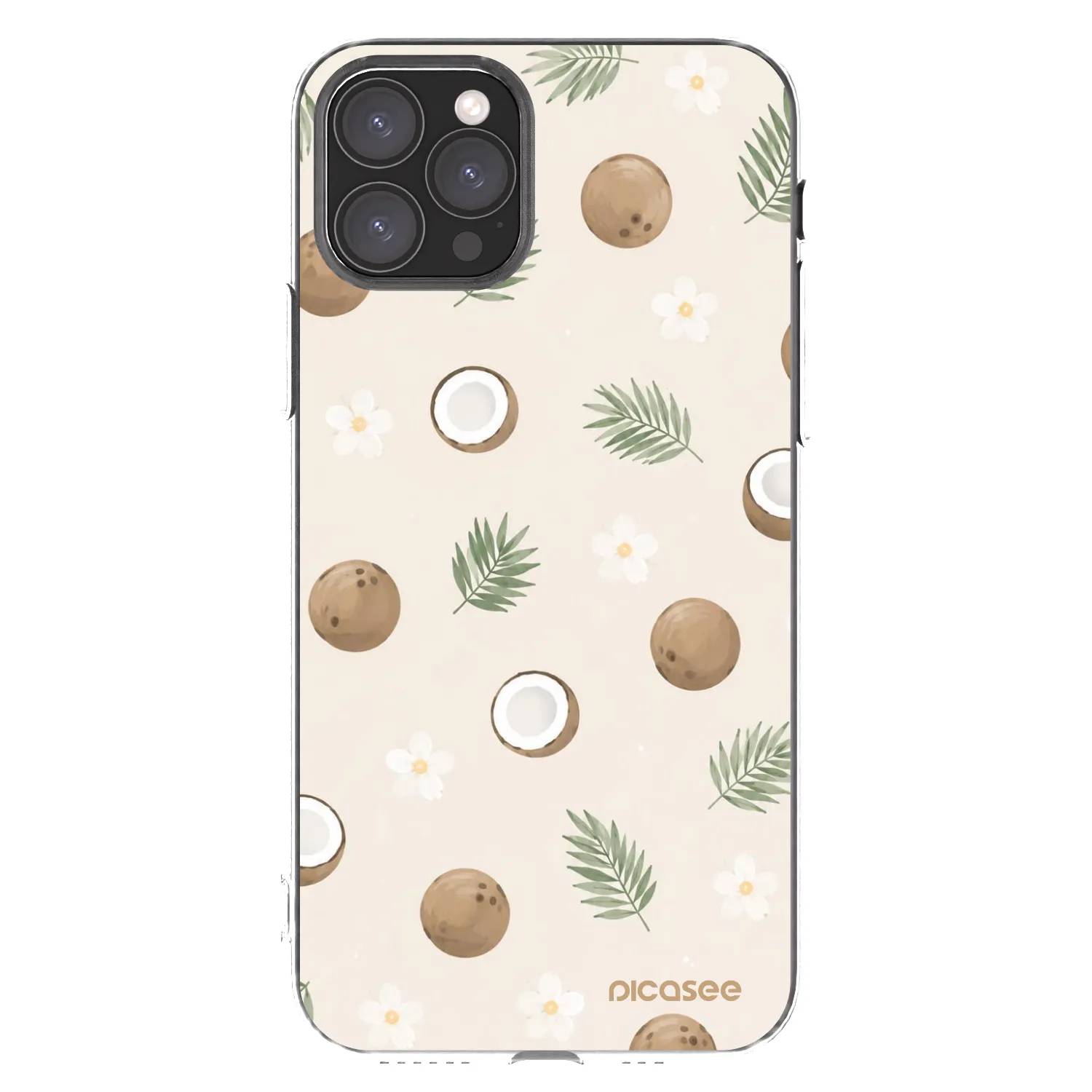 Picasee silikonski prozorni ovitek za Apple iPhone 11 Pro - Coconut Breeze