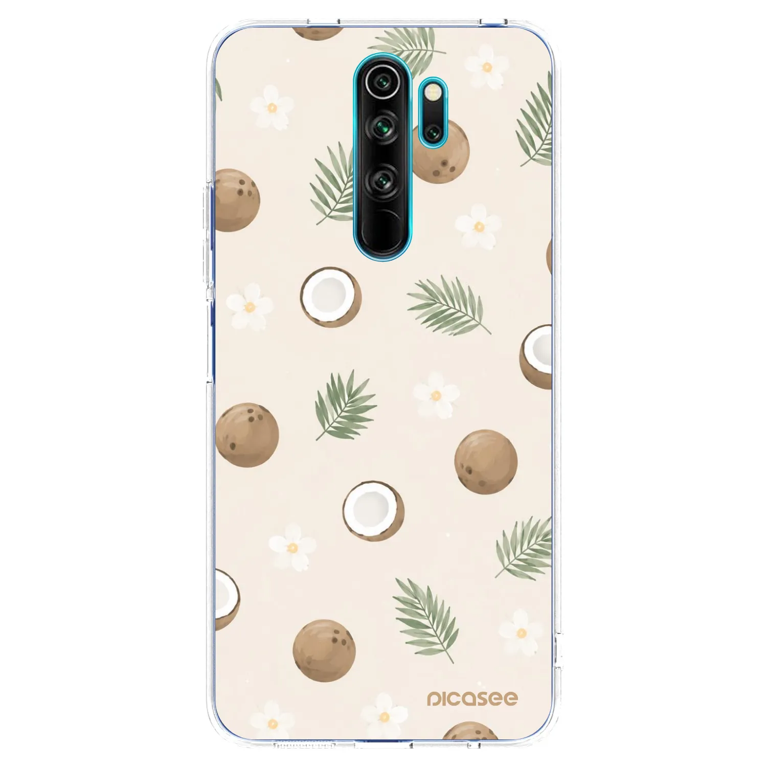 Picasee silikonski prozorni ovitek za Xiaomi Redmi Note 8 Pro - Coconut Breeze