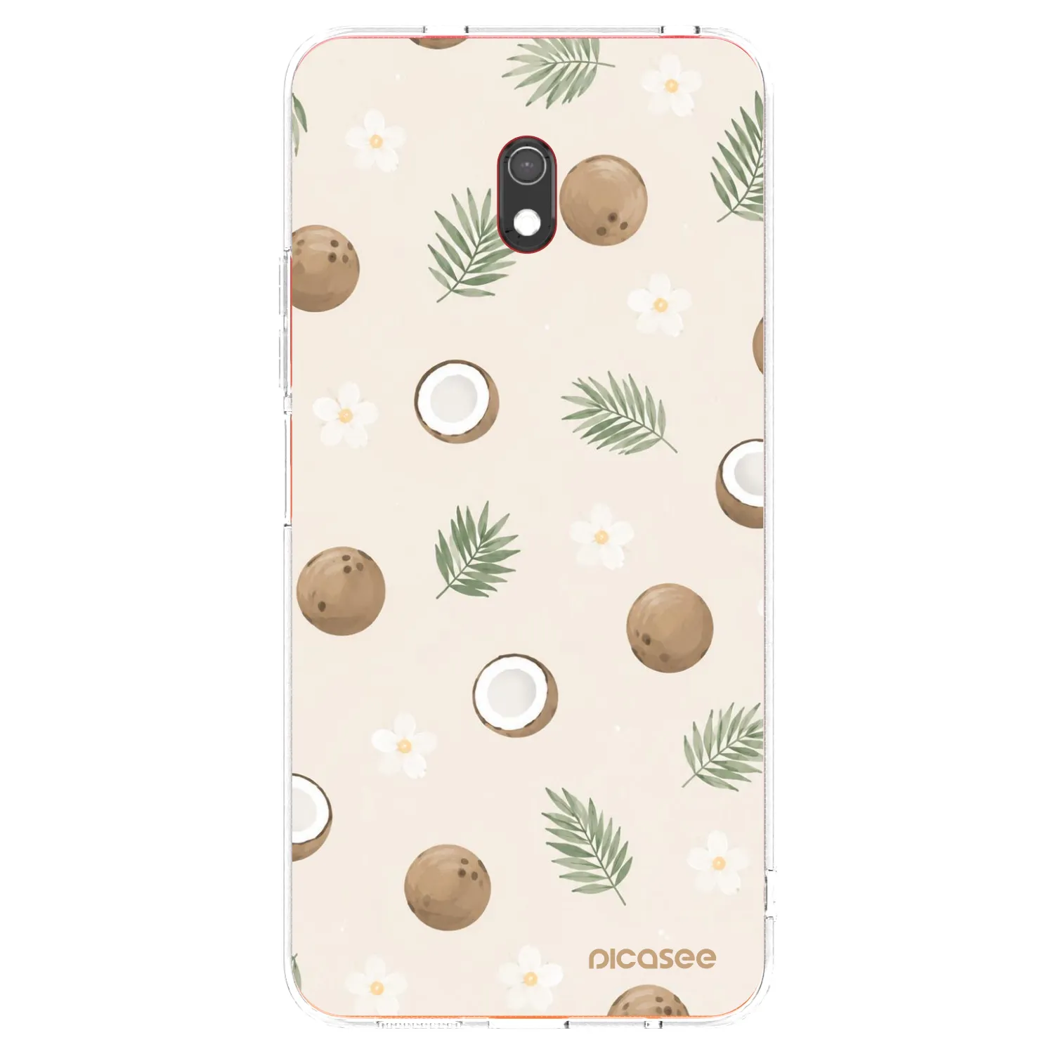 Picasee silikonski prozorni ovitek za Xiaomi Redmi 8A - Coconut Breeze
