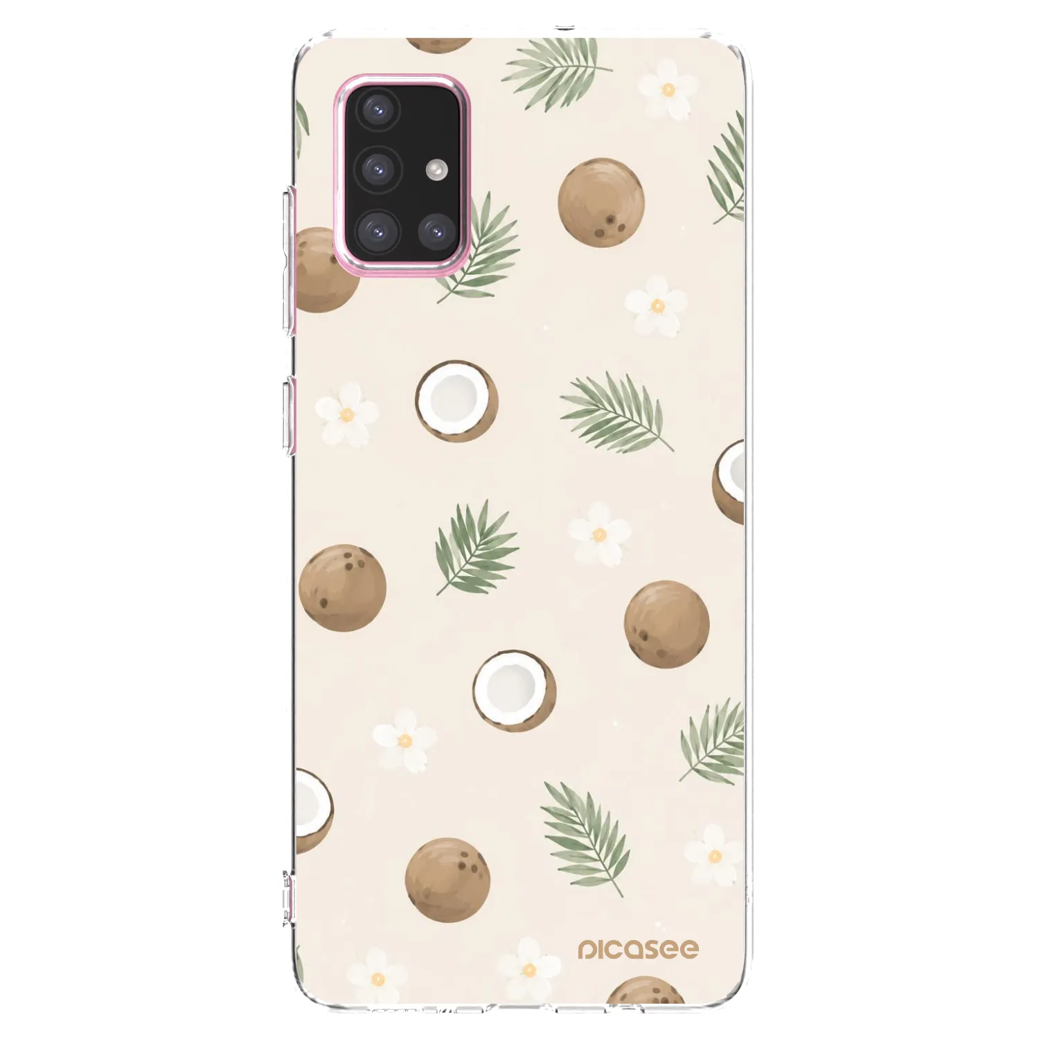 Picasee silikonski prozorni ovitek za Samsung Galaxy A71 A715F - Coconut Breeze