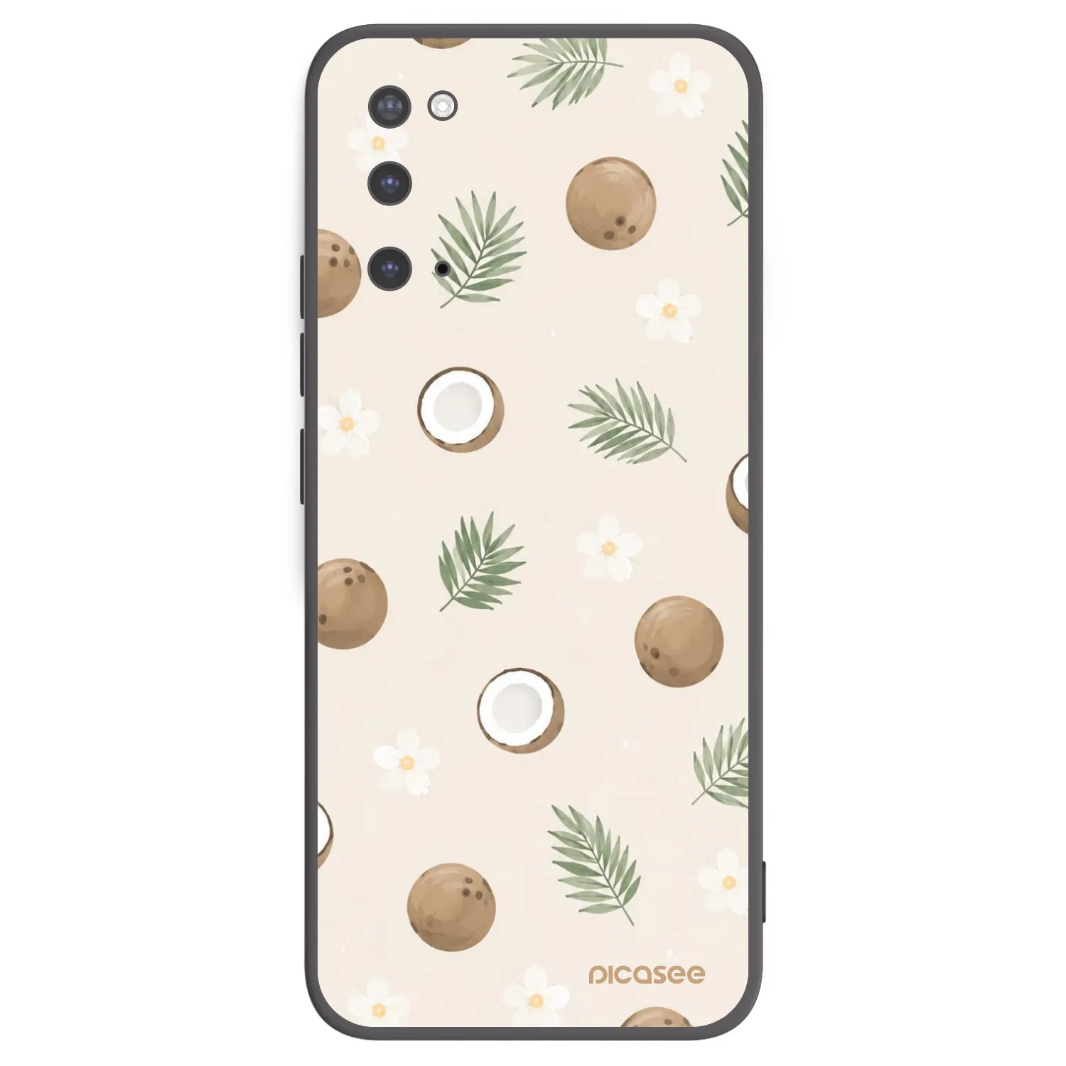 Picasee silikonski črni ovitek za Samsung Galaxy S20 G980F - Coconut Breeze