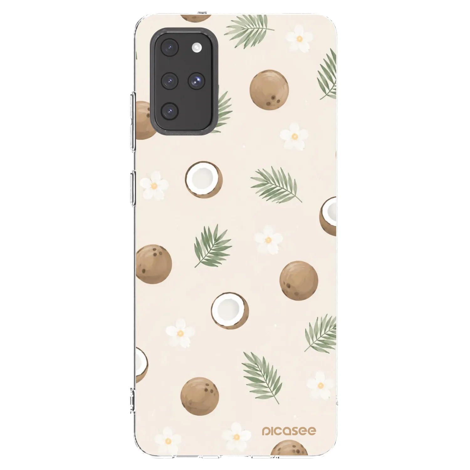 Picasee silikonski prozorni ovitek za Samsung Galaxy S20+ G985F - Coconut Breeze