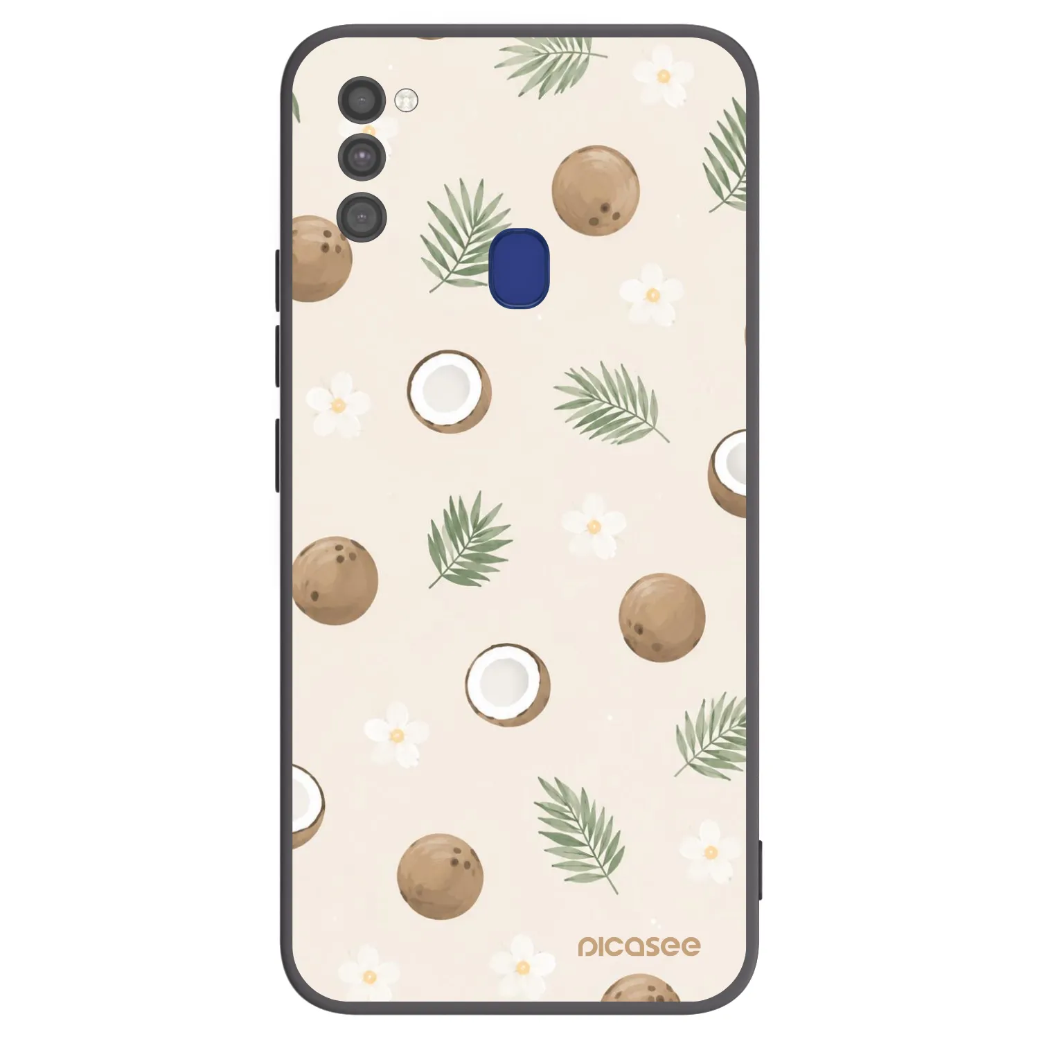 Picasee silikonski črni ovitek za Samsung Galaxy M21 M215F - Coconut Breeze