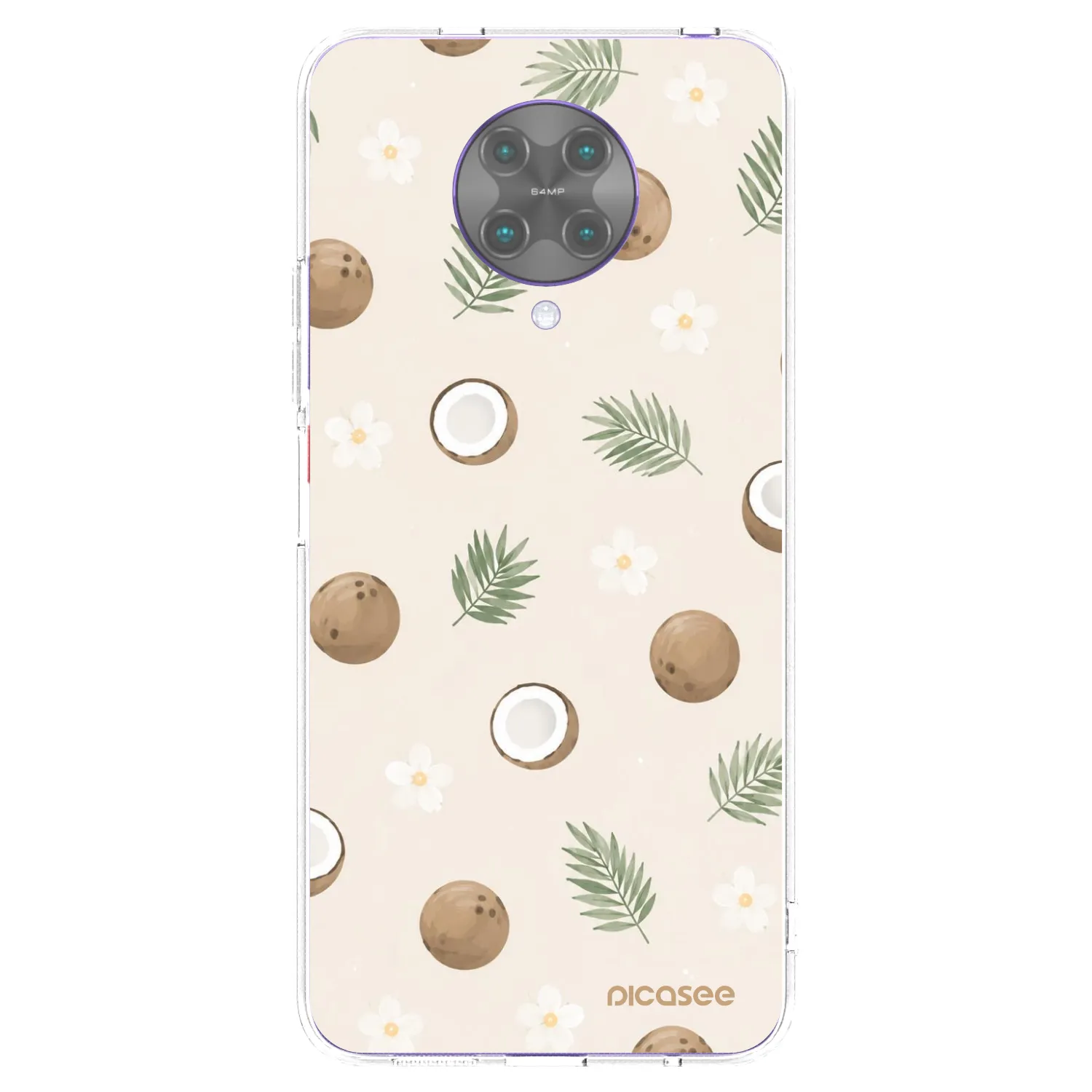 Picasee silikonski prozorni ovitek za Xiaomi Poco F2 Pro - Coconut Breeze