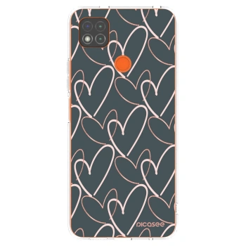 Picasee silikonski prozorni ovitek za Xiaomi Redmi 9C - Lots of love