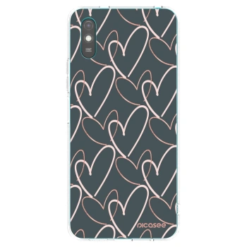 Picasee silikonski prozorni ovitek za Xiaomi Redmi 9A - Lots of love