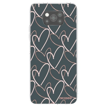 Picasee silikonski črni ovitek za Xiaomi Poco X3 - Lots of love