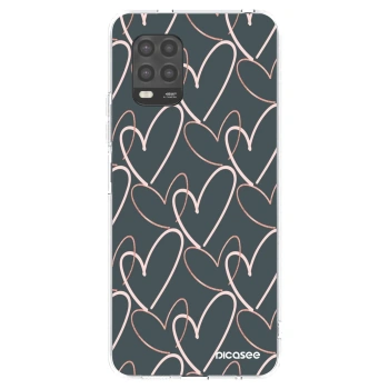 Picasee silikonski prozorni ovitek za Xiaomi Mi 10 Lite - Lots of love