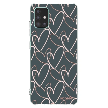 Picasee silikonski prozorni ovitek za Samsung Galaxy M51 M515F - Lots of love